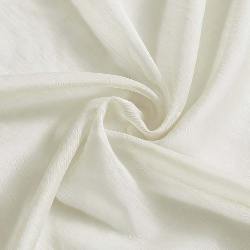 Paire de rideaux transparents Alohna, Beige