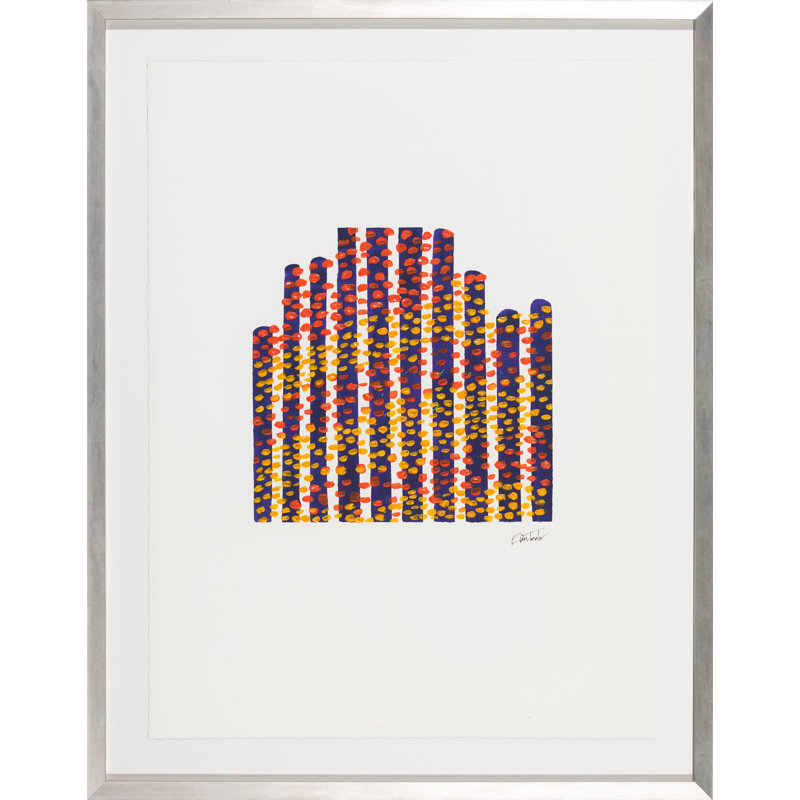 «Drop a Beat» par Evan Taylor - Peinture encadrée sur papier