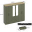 Cleverton Tellys 4 Door 3 Drawer Wardrobe with Mirror-121039413-135327907