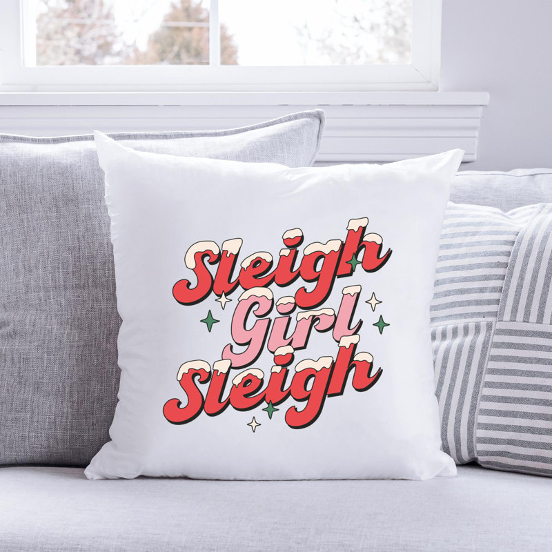 Christmas_5 Polyester/Polyester Blend Reversible Throw Pillow, 20" x 20"