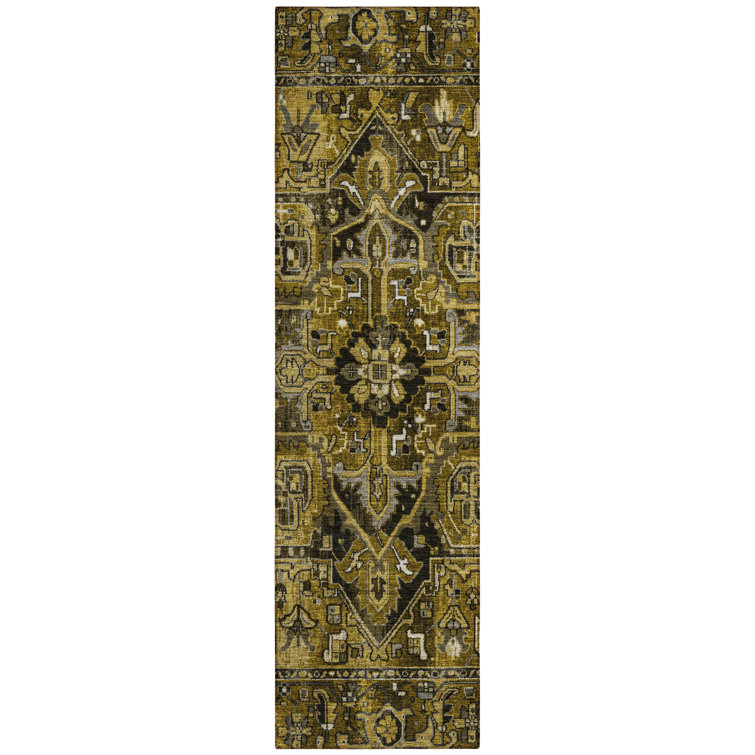 Washable Oriental Indoor / Outdoor Rug