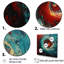 Art mural sur toile Cordario - Abstract Spirals_106171-95909668-95909671
