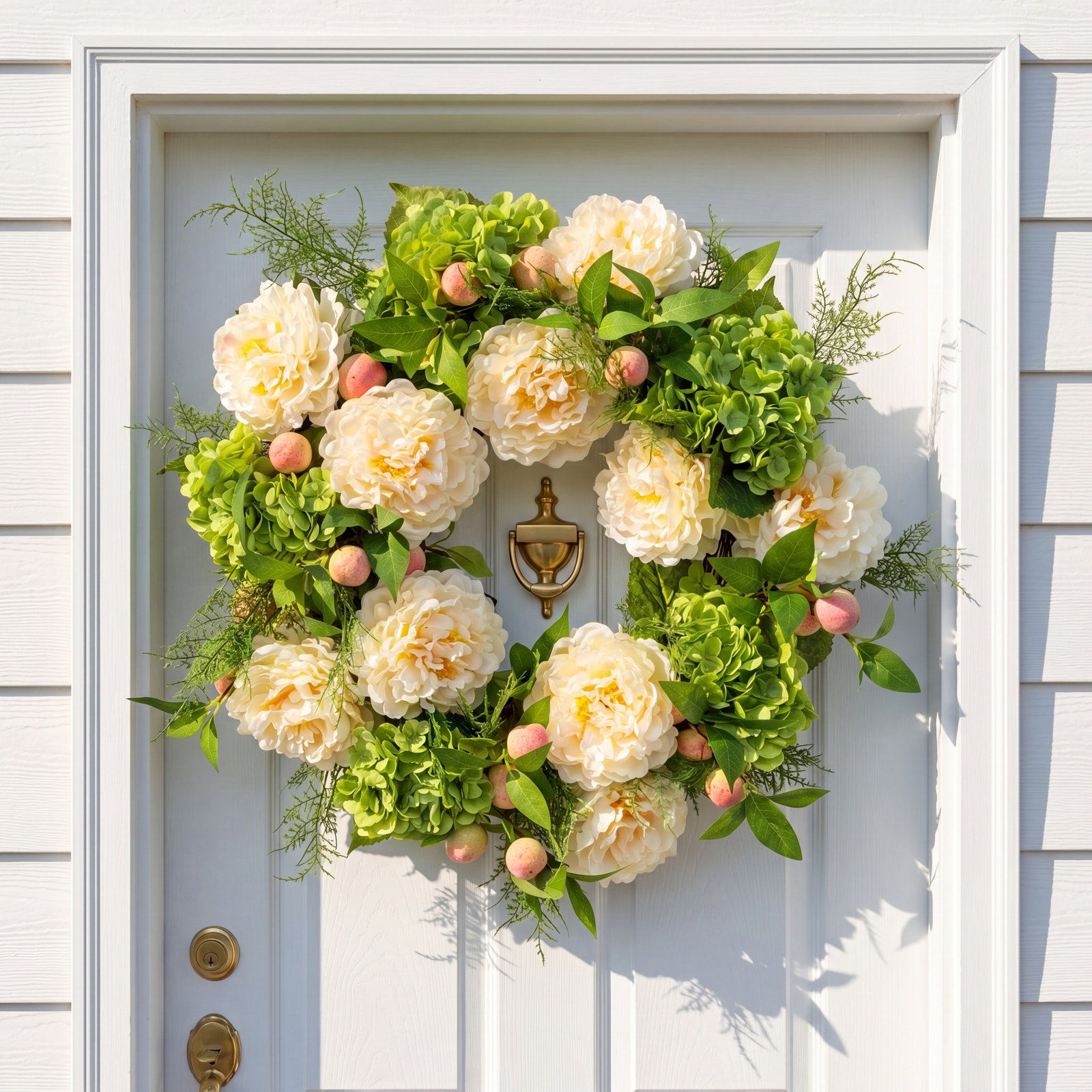 Wallis 23" Peony Wreath