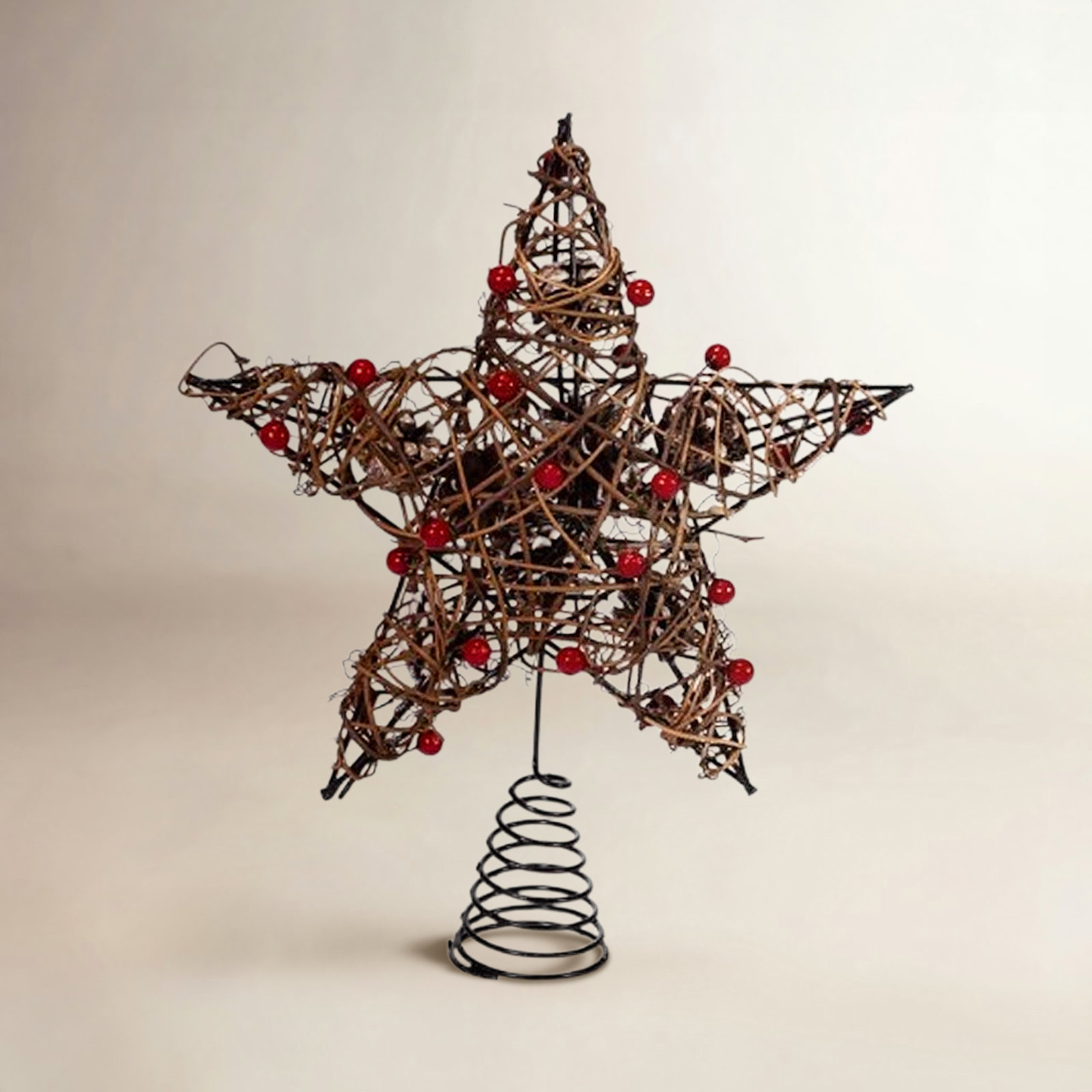 Kurt Adler Berries Tree Topper & Reviews | Birch Lane