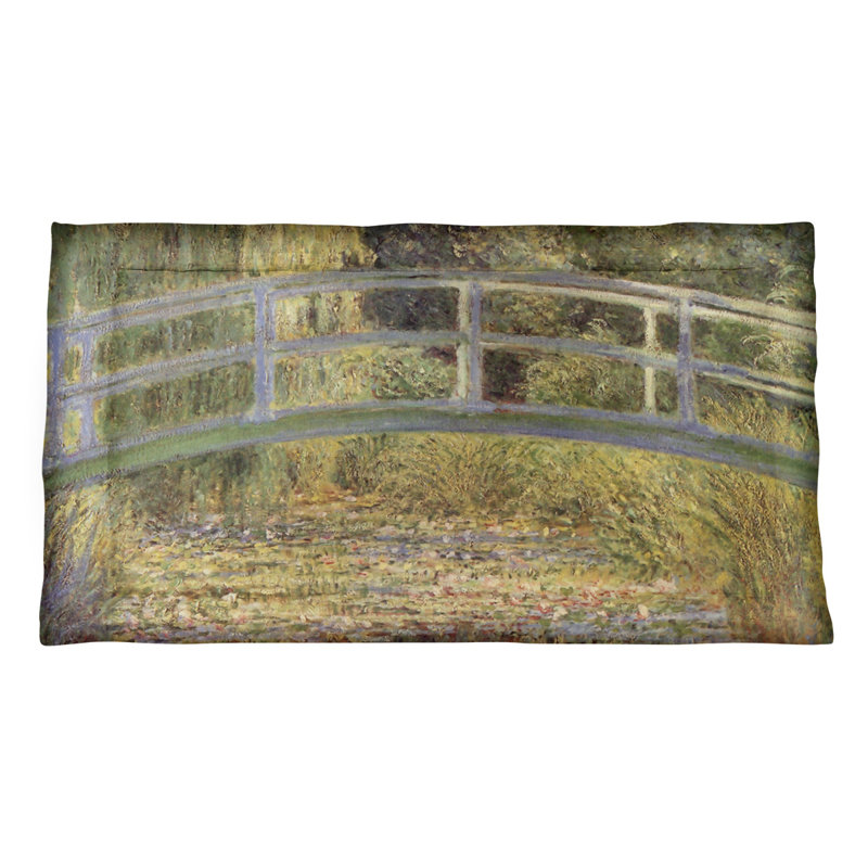 Taie décorative Claude Monet le nénuphar, Grand lit, Polyester