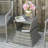 Patio Side Table, All-weather Outdoor End Table With Center Umbrella Hole, Large Storage Space Hand Woven Pe Rattan Accent Table For Backyard Poolside Garden Balcony Use-181441137