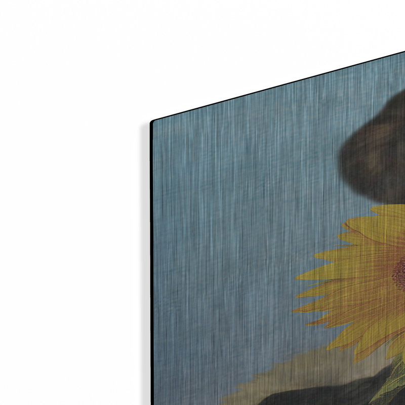 «Girl With Sunflower» par Diogo Verissimo, H 36 po x l 24 po