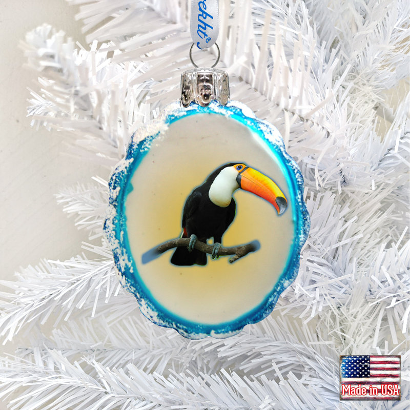 3 Piece Sea Birds Holiday Shaped Ornament Set, 3