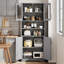Solid Wood Dinnerware Storage Set