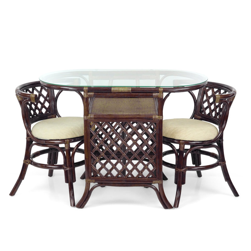 Clite Sterne 2 - Person Dining Set, Dark Brown