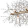 Dandelion 12-Light Starburst Ceiling Lighting Kitchen Island Crystal Firework Chandelier