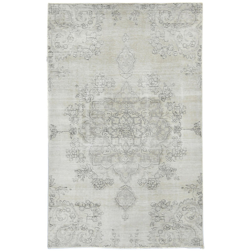 Tapis beige / crème Alcento One-of-a-Kind