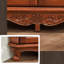 Armoire de coin en bois de noyer massif