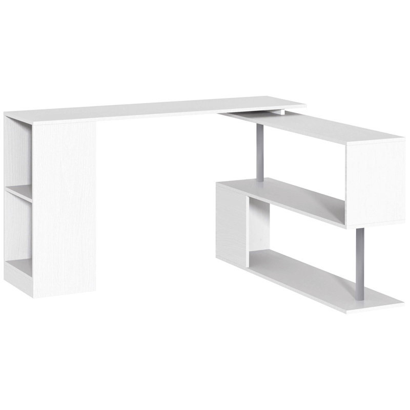 55 "55" Bureau d'angle 55 "rotatif à 360 ° 55" avec bureau 3 pièces