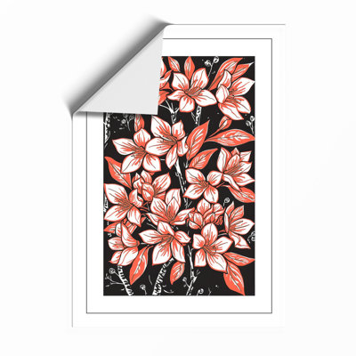Clustered Blooms Botanical - Framed Print