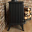 Cast iron home heating fireplace