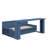 Queen Size Wooden Daybed Featuring Storage Drawers, Detachable Desk, And Hydraulic Side Table-1880247843-1880247839