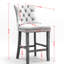 Velours bleu avec tiroirs faits à la main, pieds en bois, assise confortable, 2 coussins,-842020842-842020841