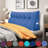 Sit-up Back Comfort Corduroy Bed Headboard Wedge Reading Pillow Triangular Backrest Compression-99222258-99222250