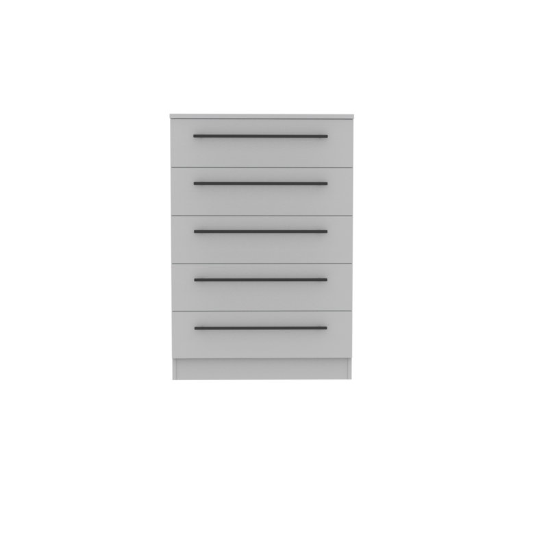 Fully Assembled Yochman 5 Drawer 76.5Cm W Chest of Drawers