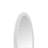 Varsha Oval Glossy White Mirror-348517960