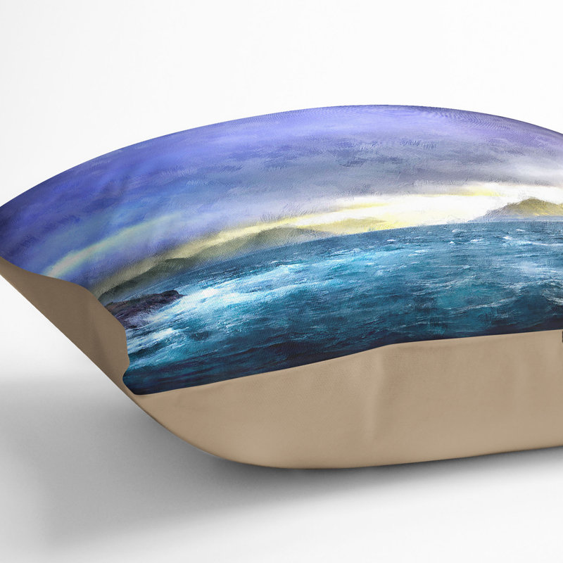 Square Cushion, 40cm H x 40cm W x 15cm D, Stone