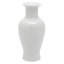 24" Blue And White Floral Porcelain Fishtail Vase