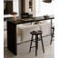 Table de bar moderne en pin noir moderne et minimaliste-305150573