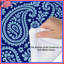 Édredon bleu à motif cachemire floral-130509357