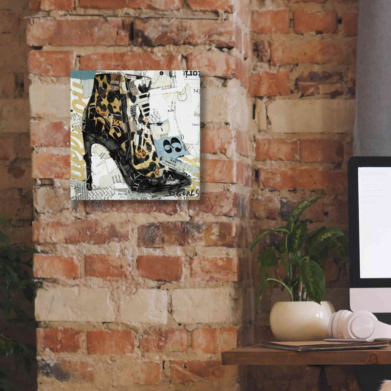 «Epic Graffiti« Minimal Minimalisme »par Derek Gores, art mural sur toile giclée, 12 po x 12 po