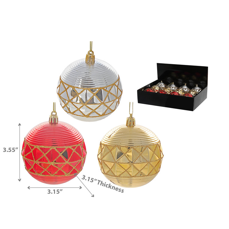 3.55'' Holiday Shaped Ornament