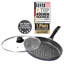 42cm Aluminum Grill Pan / Griddle Set