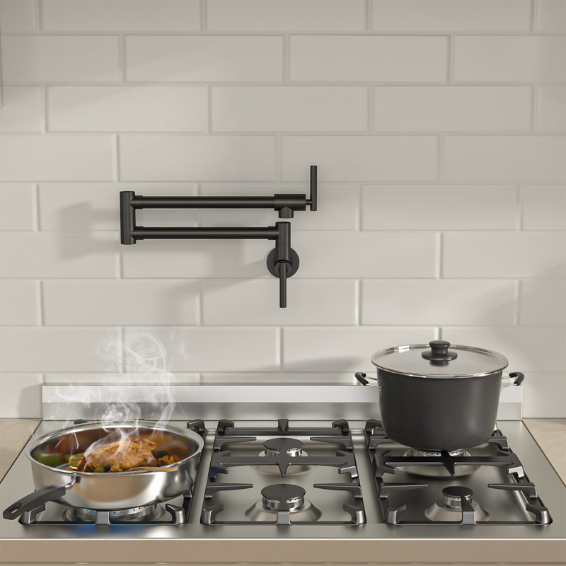 Robinet de cuisine Lordear, Noir mat