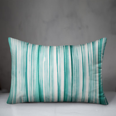 Striped Outdoor Throw Pillow