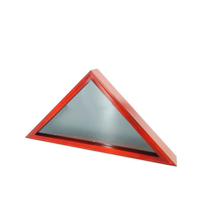 American Flag Shadow Case For Folded Military Flag, Display Case Fit 9.5 X 5' Folded American Veteran Burial Flag, Wall Mountable 26X13X3.3"
