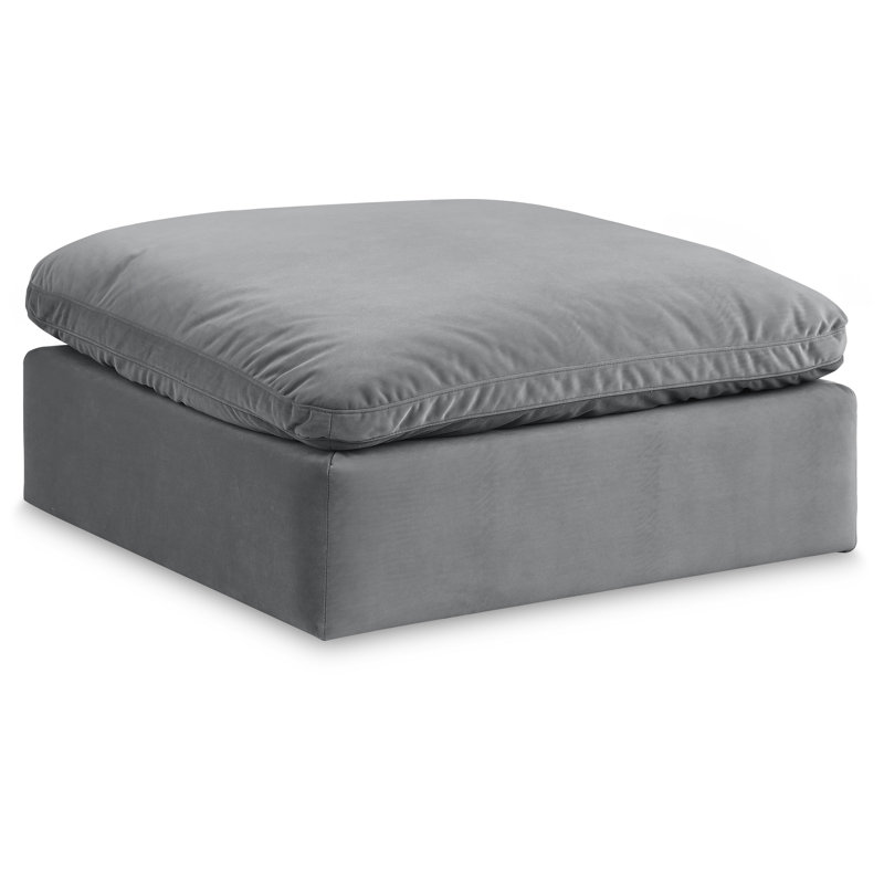 Repose-pieds Humair, Velours gris