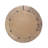 Solid Wood Frame Round Wall Mirror