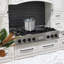 ZLINE Autograph Edition 48" Porcelain Rangetop with 7 Gas Burners in Fingerprint Resistant Accents-1909969215