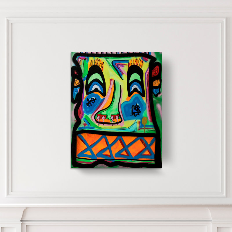 One of a Kind Art Untitled III by  - Wrapped Canvas Original Painting