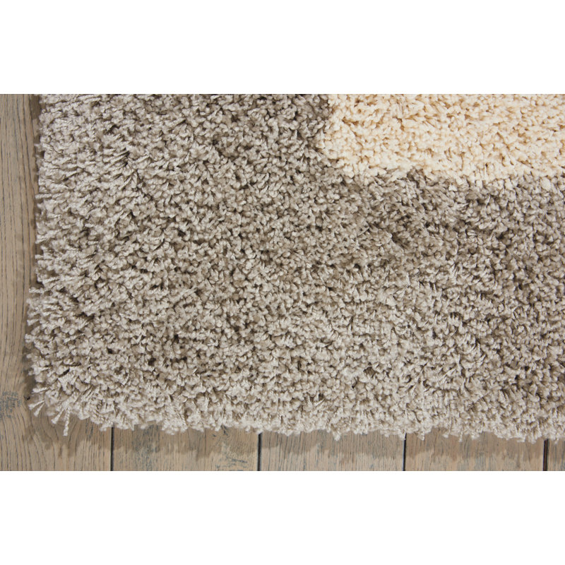 Tapis ivoire/argenté Emesa, Rectangle 3 pi 11 po x 5 pi 11 po