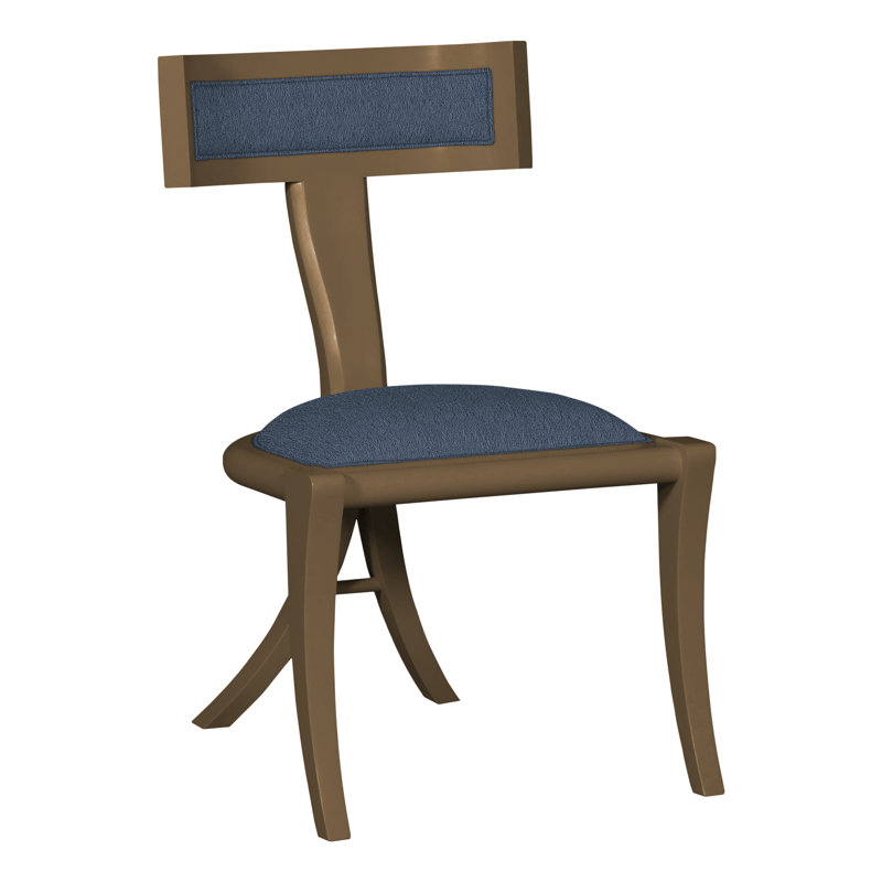 Thom Filicia Home Greek Peak Side Chair, Hampton, Navada Blue