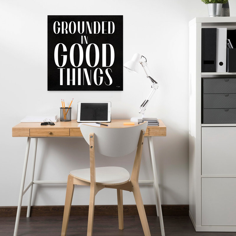 «Grounded In Good Things», art contemporain abstrait, H 18 po x l 18 po