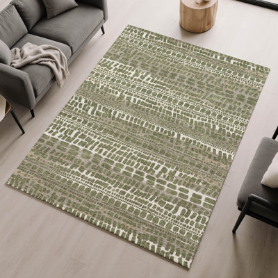 Tapis abstrait lavable à la machine Premium