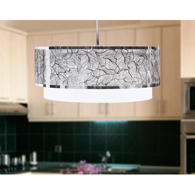 Luminaire suspendu rond 18 po