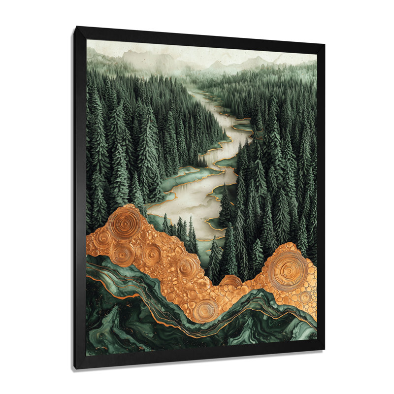 Impression sur toile Gladimyr - Paysages, H 40 po x l 30 po, Reproduction encadrée d'une seule photo, Noir, noir, noir, noir