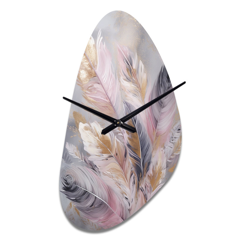 Pendule rose Wanderlust - Glam Feather, Grand