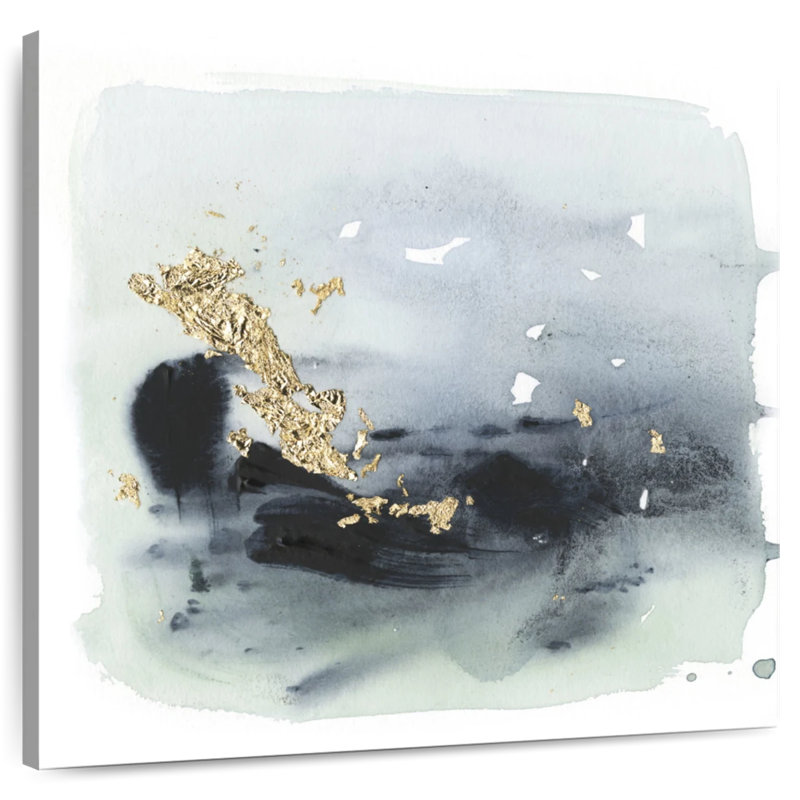 Cerulean And Gold II, 33" H x 33" W