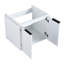 Armoire de salle de bain 60 po avec double cuve en céramique et rangement