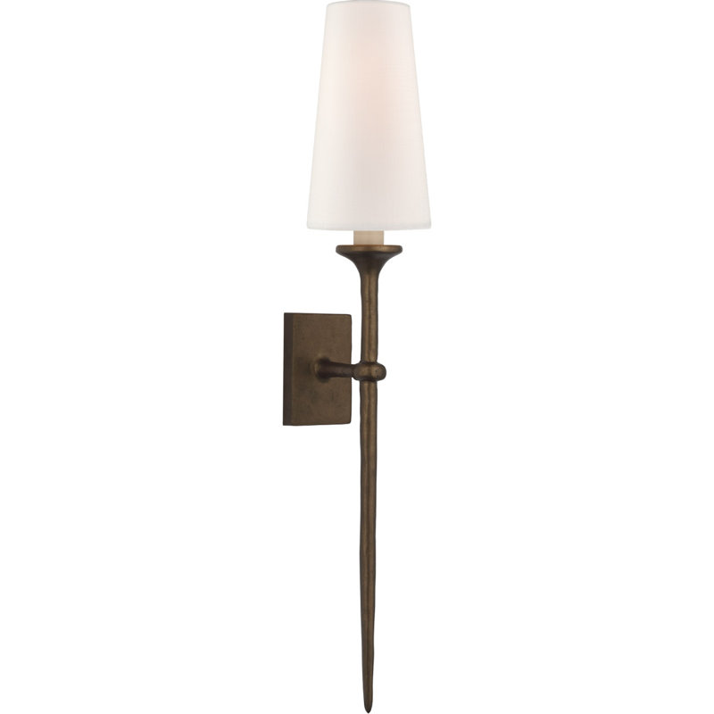 Julie Neill Iberia Single Sconce, Antique Bronze Leaf