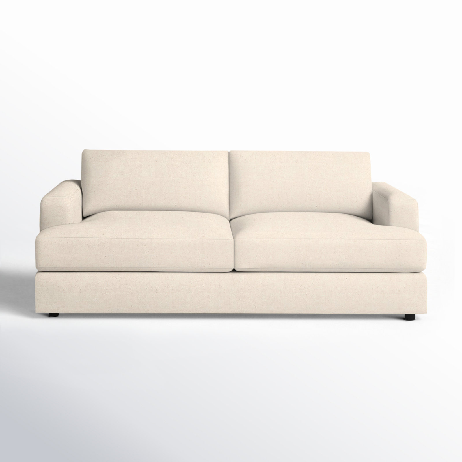 Cayden 84'' Upholstered Sofa, Bayou Natural Canvas